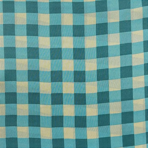 TECIDO OXFORD ESTAMPADO | 1,50m | XADREZ AZUL / BEGE
