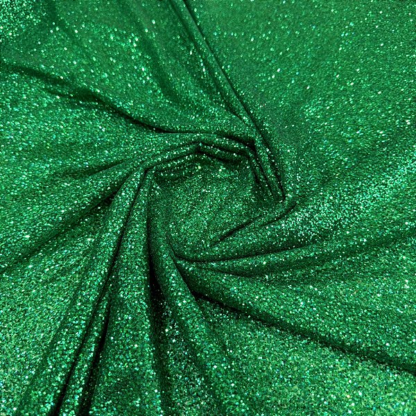 TULE EXPLOSÃO C/GLITTER | VERDE BANDEIRA