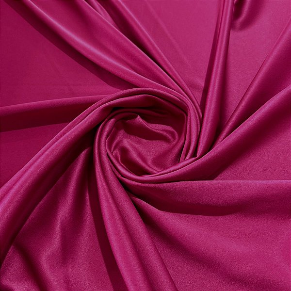 TECIDO CREPE AMANDA | 100% Poliés - 1,50m | Rosa Vivacius