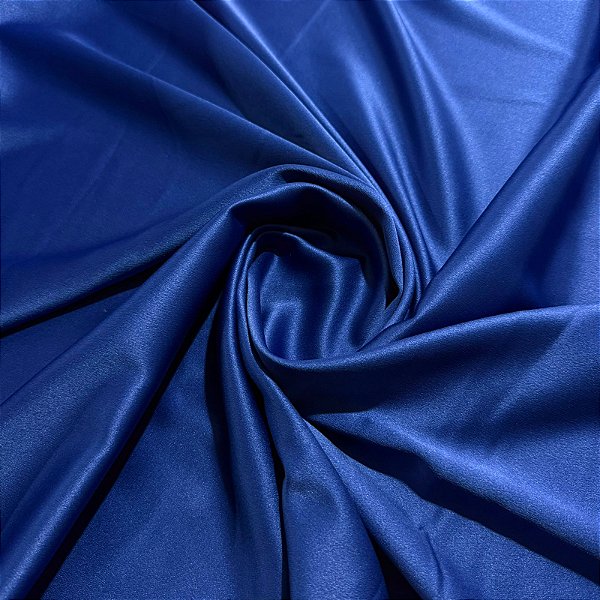 TECIDO CREPE AMANDA | 100% Poliés - 1,50m | Azul Blue