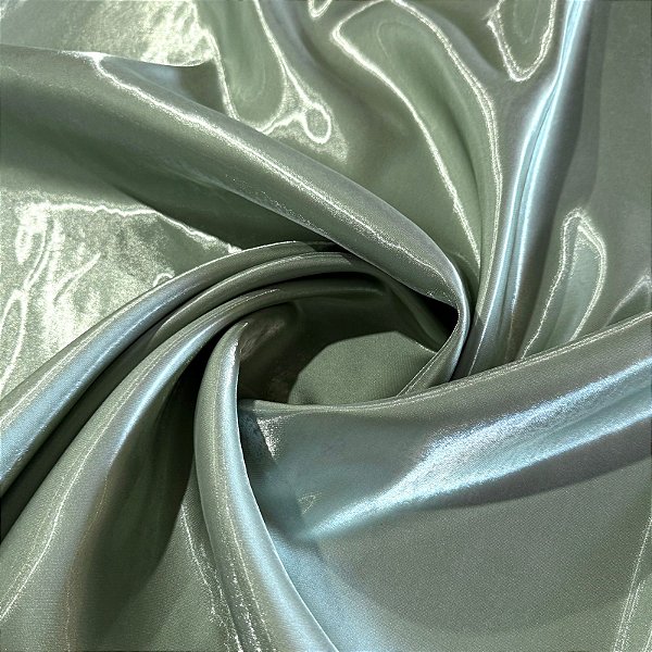 TECIDO ZIBELINE CRYSTAL | 100% Poliéster - 1,50m | Verde Menta
