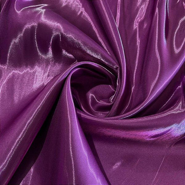 TECIDO ZIBELINE CRYSTAL | 100% Poliéster - 1,50m | Roxo