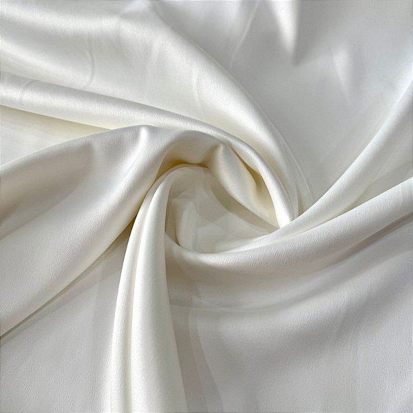 TECIDO PRADA HEAVY | 1,50m - 96% Poliés 4% Elas | Off White