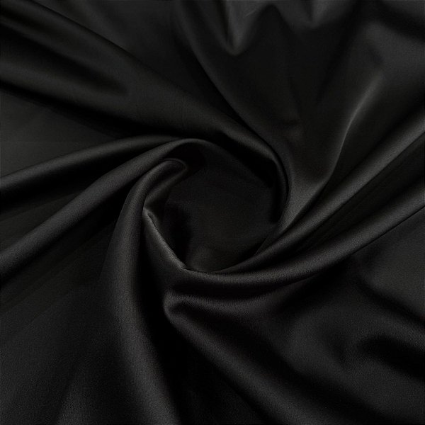 TECIDO PRADA HEAVY | 1,50m - 96% Poliés 4% Elas | Preto