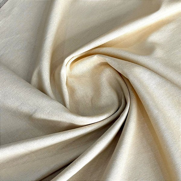 TECIDO LINHO MISTO C/ ELASTANO PREMIUM | 1,37m | Marfim