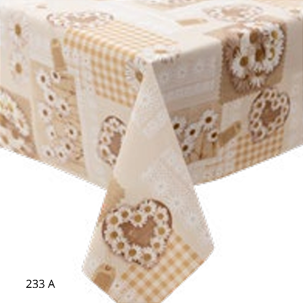 TOALHA DE MESA PLÁSTICO TÉRMICO | 1m X 1,37m | MARGARIDA SILVESTRE 233 A