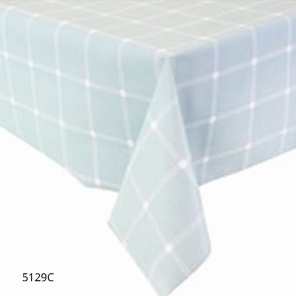 TOALHA DE MESA PLÁSTICO TÉRMICO | 1m X 1,37m | QUADRICULADO VERDE 5129C