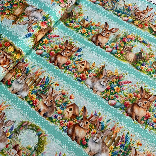 TRICOLINE BARRADA DIGITAL PÁSCOA | 0,55cm X 1,50m | Páscoa Alegre Verde 14288