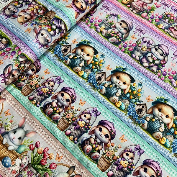 TRICOLINE BARRADA DIGITAL PÁSCOA | 0,55cm X 1,50m  | Páscoa Colorida 2