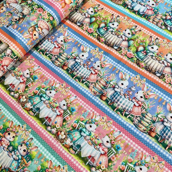 TRICOLINE BARRADA DIGITAL PÁSCOA | 0,55cm X 1,50m  | Páscoa Alegre