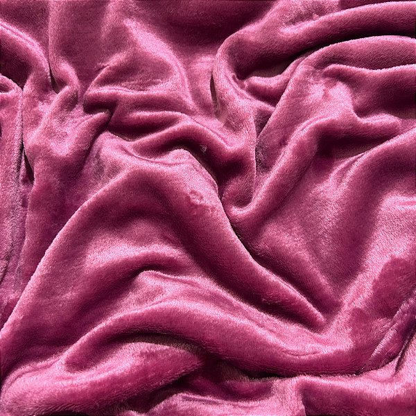 MANTA FLEECE FLANELADO DUBLADO PREMIUM | 100% Poliéster - 1,60m | ROSA FUCSIA