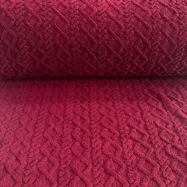 FLEECE JACQUARD TRICOT | 2,40m | MARSALA