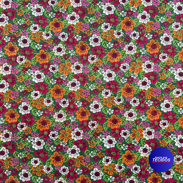 Tecido Chita Estampada | 100% Algodão - 1,40m | 3166 V2