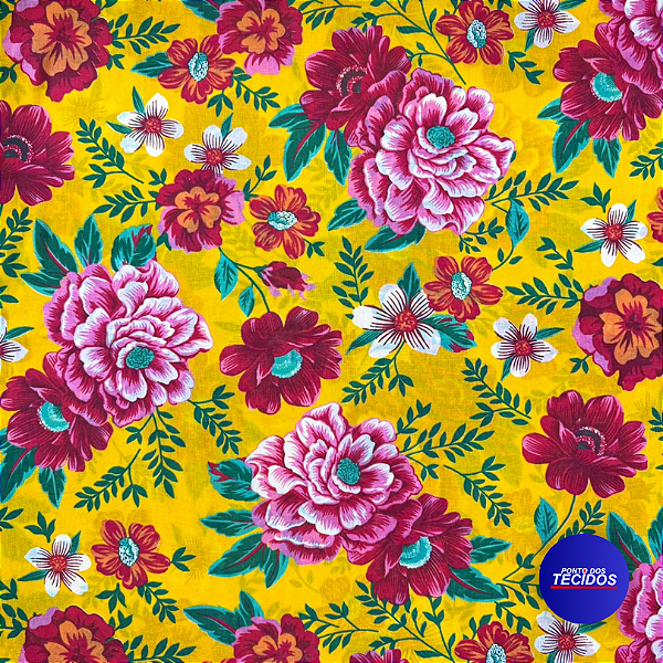 TECIDO CHITA ESTAMPADA | 100% Algodão - 1,40m | 2838 V.1