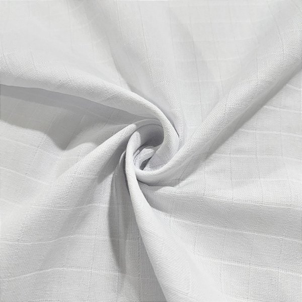 FRALDA MINI QUADRICULADA | 0,75cm | BRANCO