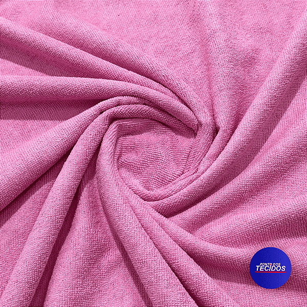 Pano de Microfibra Mágico Felpudo - 20% Poliamida X 1,45m - Rosa Coral 323