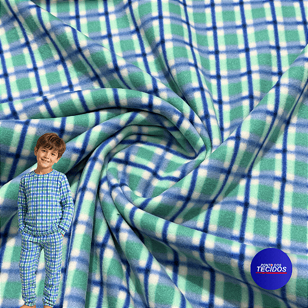 Tecido Soft Importado Estampado | 1,60m | XDZ 28-1 AZUL MATISSE