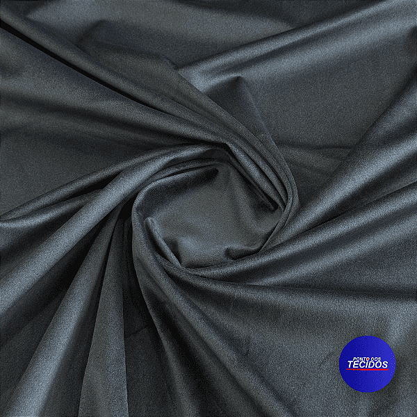 Tecido Suede Velvet Luxor Premium | 1m X 1,42m |  TITANIO