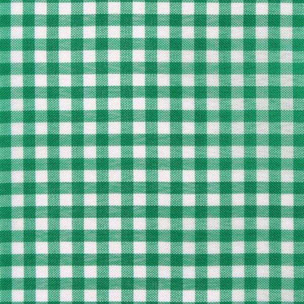 Tecido Xadrez de Poliéster | 1,40m - 5mm x 5mm | Verde