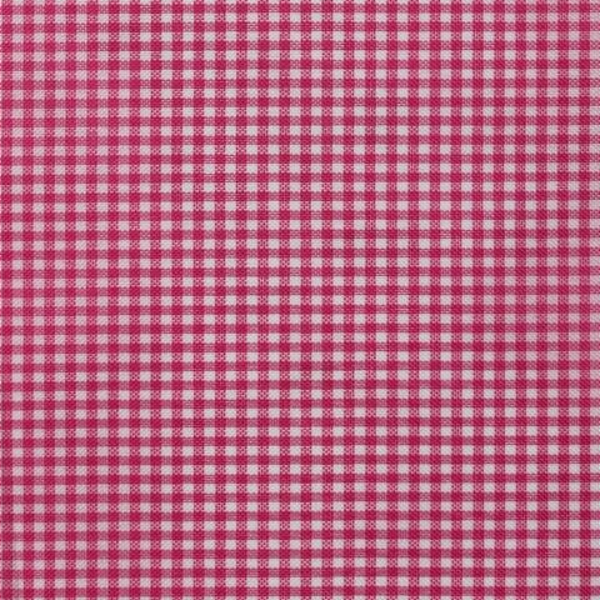 Tecido Xadrez de Poliéster | 1,40m - 2mm x 2mm | Rosa
