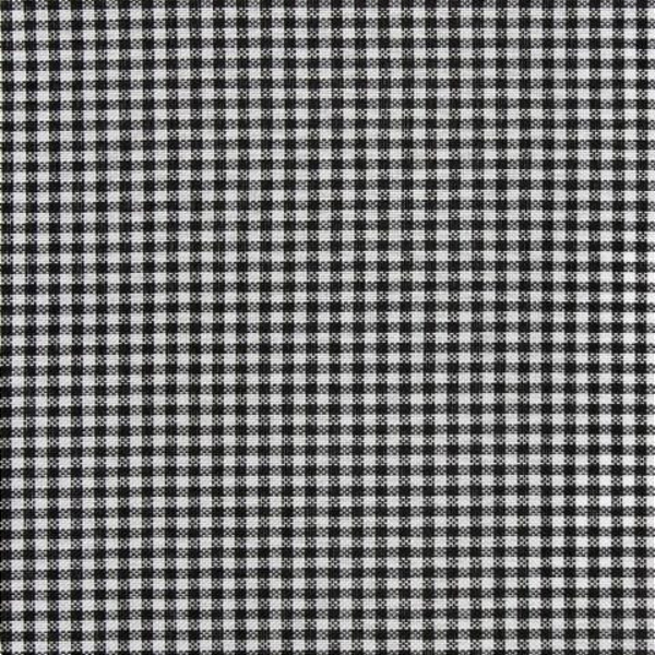 Tecido Xadrez de Poliéster | 1,40m - 2mm x 2mm | Preto