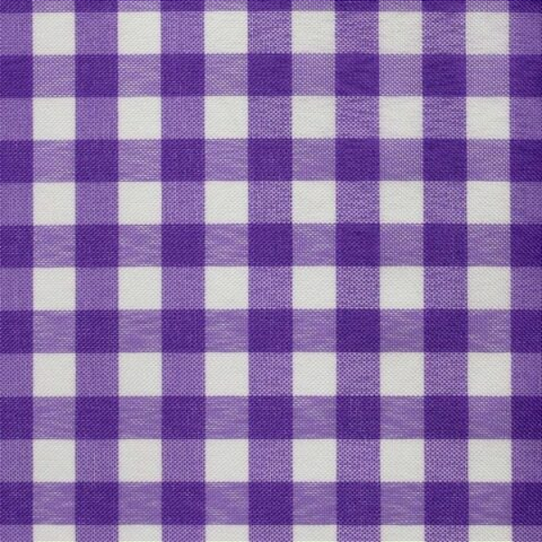 Tecido Xadrez de Poliéster | 1,40m - 1cm x 1cm | Lilás