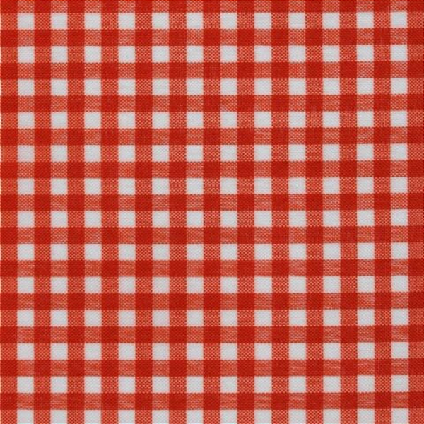 Tecido Xadrez de Poliéster | 1,40m - 5mm x 5mm | Laranja