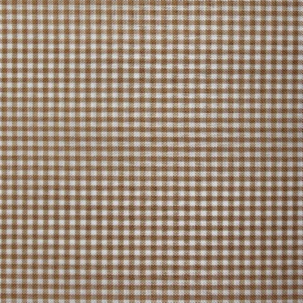 Tecido Xadrez de Poliéster | 1,40m - 2mm x 2mm | Bege