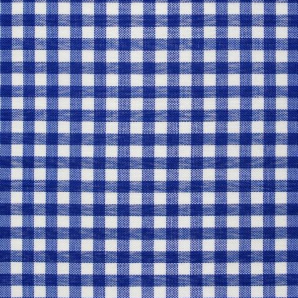 Tecido Xadrez de Poliéster | 1,40m - 5mm x 5mm | Azul Royal