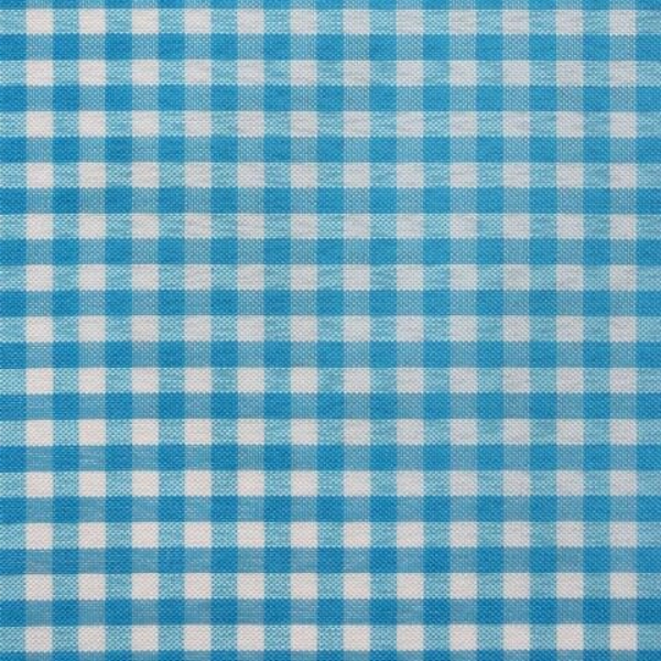 Tecido Xadrez de Poliéster | 1,40m - 5mm x 5mm | Azul Piscina