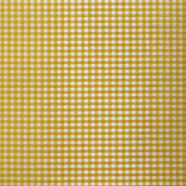 Tecido Xadrez de Poliéster | 1,40m - 2mm x 2mm | Amarelo