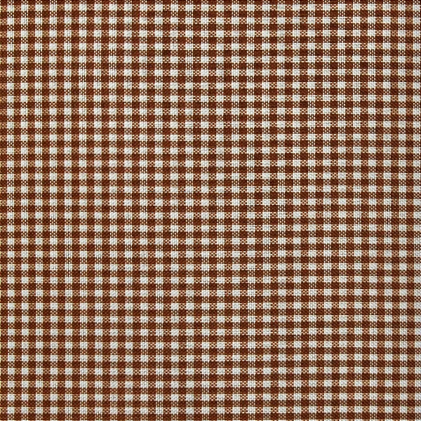 Tecido Xadrez de Poliéster | 1,40m - 2mm x 2mm | Marrom