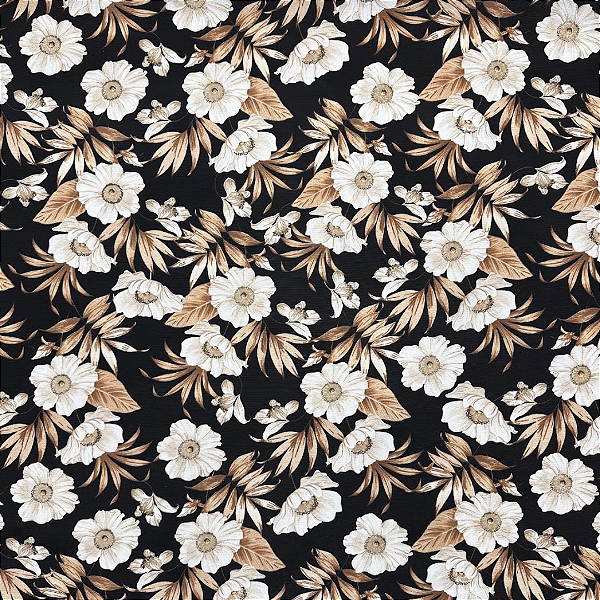 Tecido Gorgurão Decoração Belize Estampado Com Proteção 1m X 1,40m - 6440 / Belle Jardin B