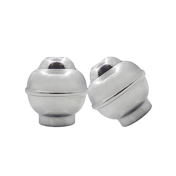 PAR PONTEIRA BOLA ALUMINIO GROSSA (28 mm) | CROMADO