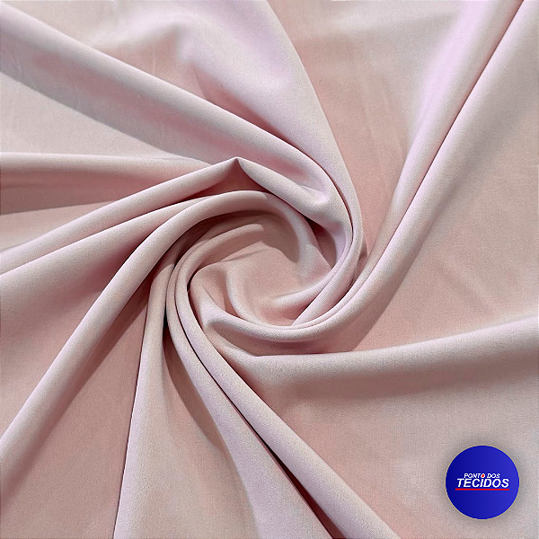 Tecido Oxfordine Com Elastano Liso - 1,50m - Rosa Blush 1491