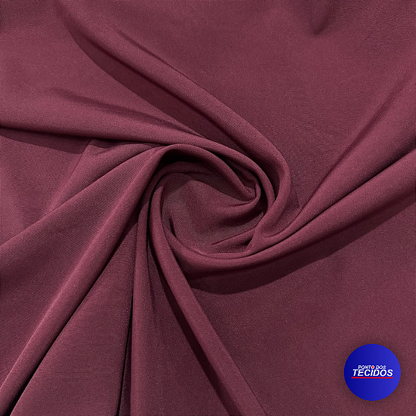 Tecido Oxfordine Com Elastano Liso - 1,50m - Marsala 17271