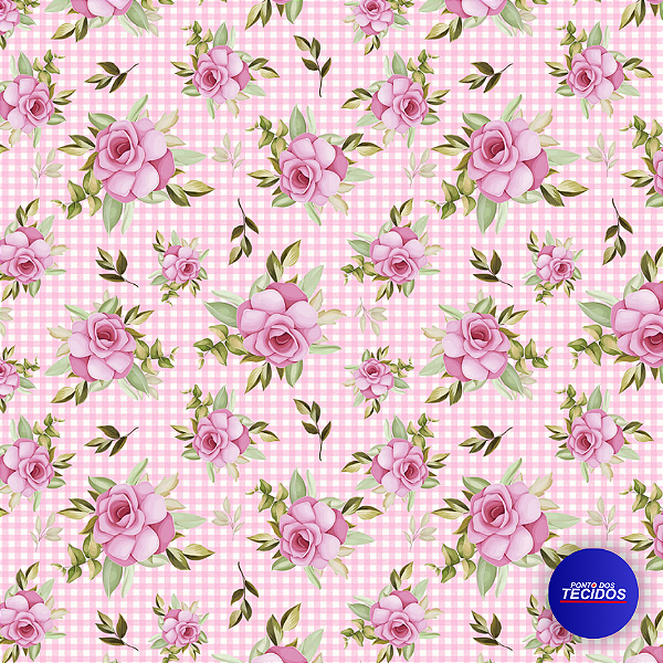 Tricoline Estampada Bahamas Soft Premium - 0,50cm X 1,50m 100% Algodao - Des. 9050 V499