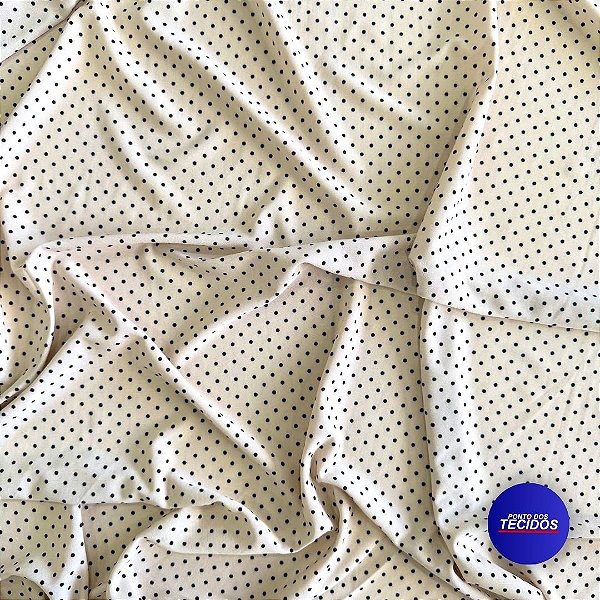 Malha Fria Liganete Estampada - 1m X 1,50m - Poa Cru