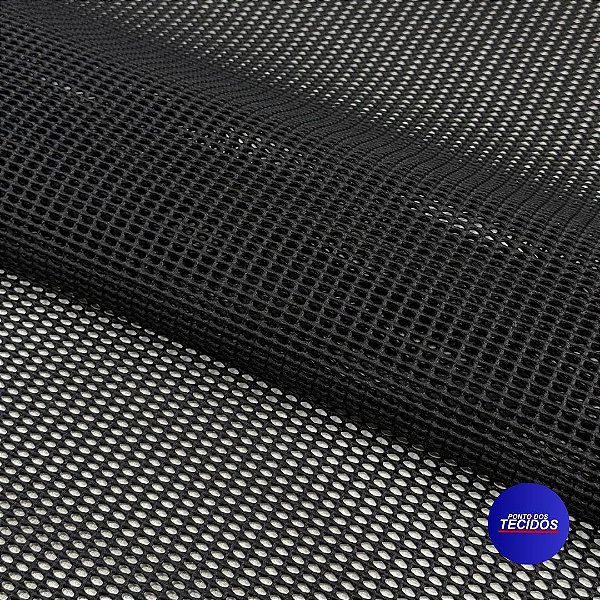 Tela Antiderrapante 1m X 1,20m - Preto - Base para Tapetes e Móveis