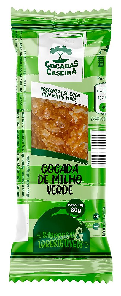 Cocada de Milho Verde