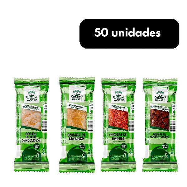 Caixa com 50 unidades