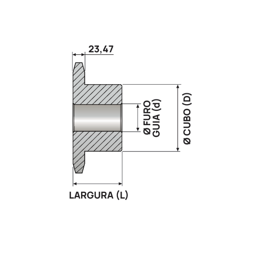 Engrenagem Simples ASA 120 32Z