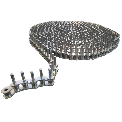 CORRENTE SIMPLES ASA 40 INOX PINO SALIENTE