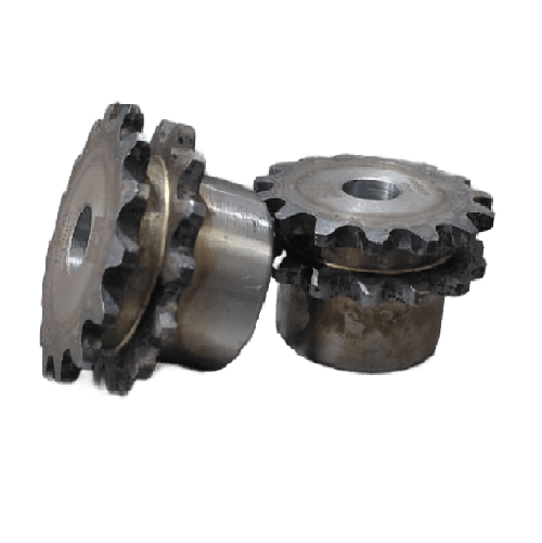 ENGRENAGEM DUPLA ASA 35 15 DENTES C/ TRATAMENTO TÉRMICO