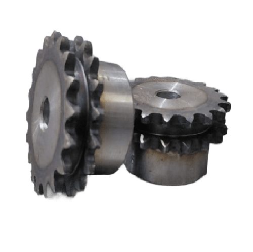 ENGRENAGEM DUPLA ASA 35 18 DENTES C/ TRATAMENTO TÉRMICO