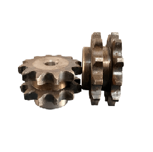 Engrenagem Dupla ANSI 40 12Z C/ Tratamento Térmico nos Dentes