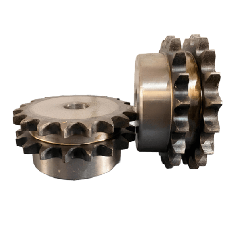 Engrenagem Dupla ANSI 40 19Z C/ Tratamento Térmico nos Dentes