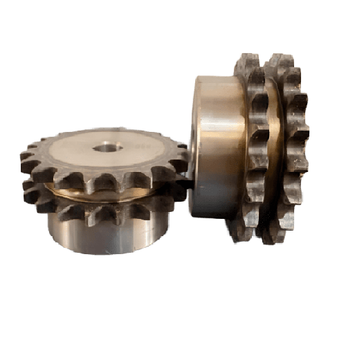 Engrenagem Dupla ANSI 40 20Z C/ Tratamento Térmico nos Dentes