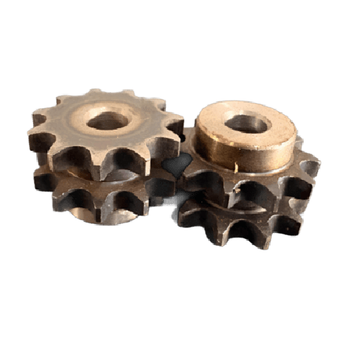 Engrenagem Dupla DIN 06B 11Z C/ Tratamento Térmico nos Dentes