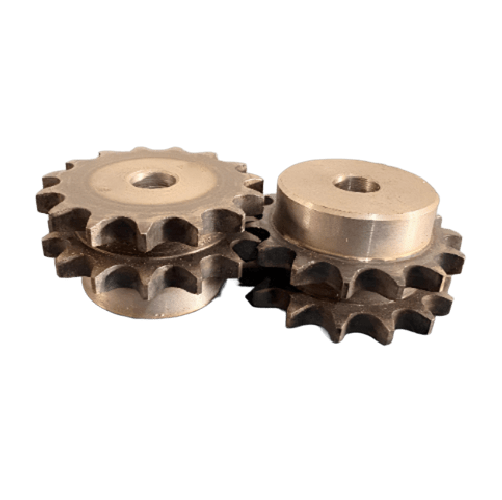Engrenagem Dupla DIN 06B 15Z C/ Tratamento Térmico nos Dentes